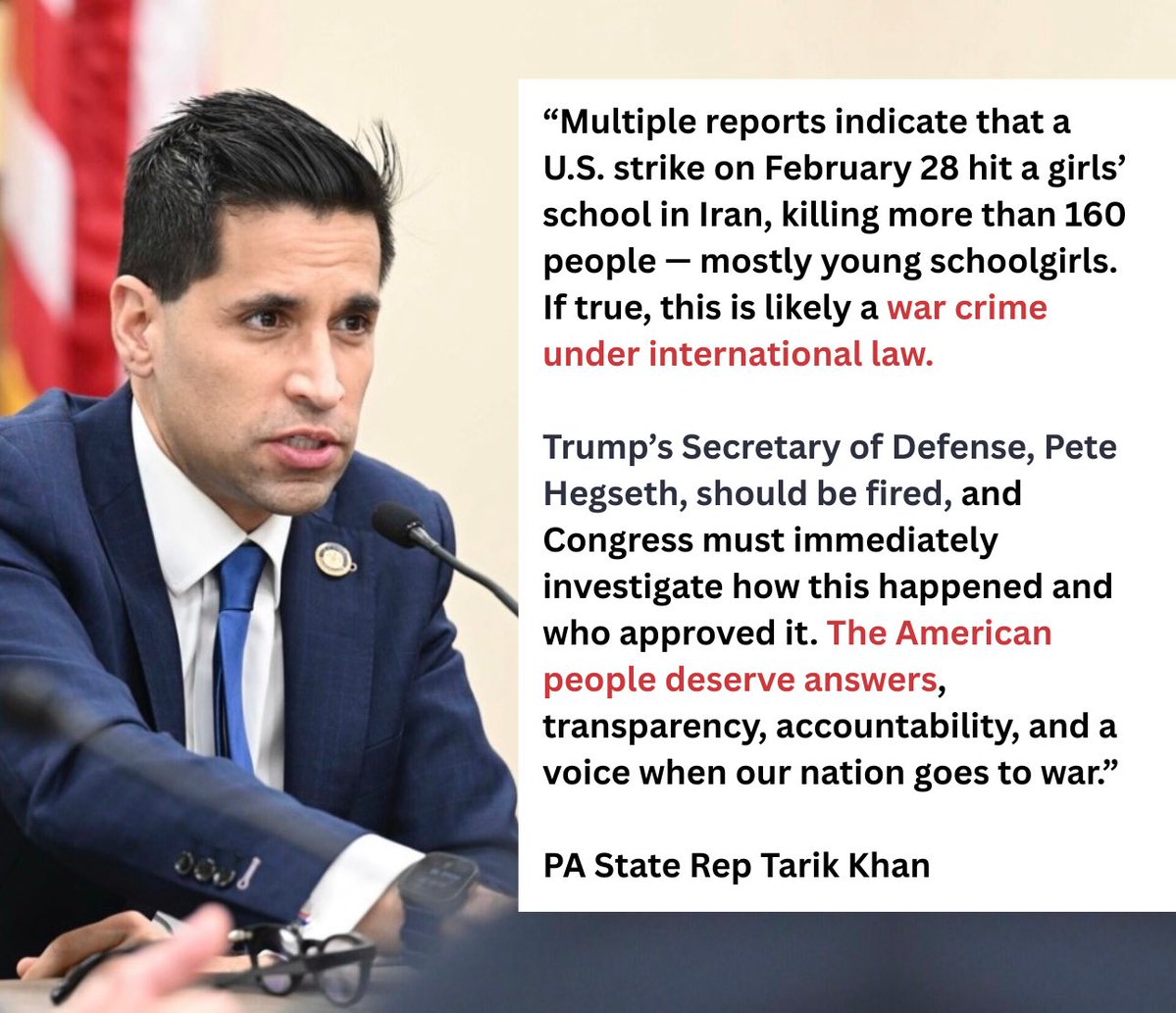 Representative Tarik Khan tweet media