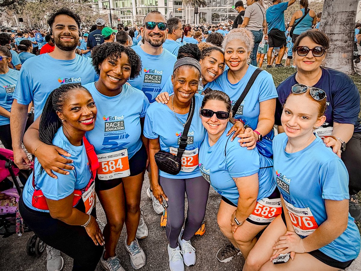 APValdes's tweet photo. We had a blast at the @EdFedCU Race for Education at the Superintendent’s 5K!

@MDCPS @SuptDotres @MDCPSSouth @CampbellDriveK8 

#YourBestChoiceMDCPS https://t.co/XDB9YP4q35
