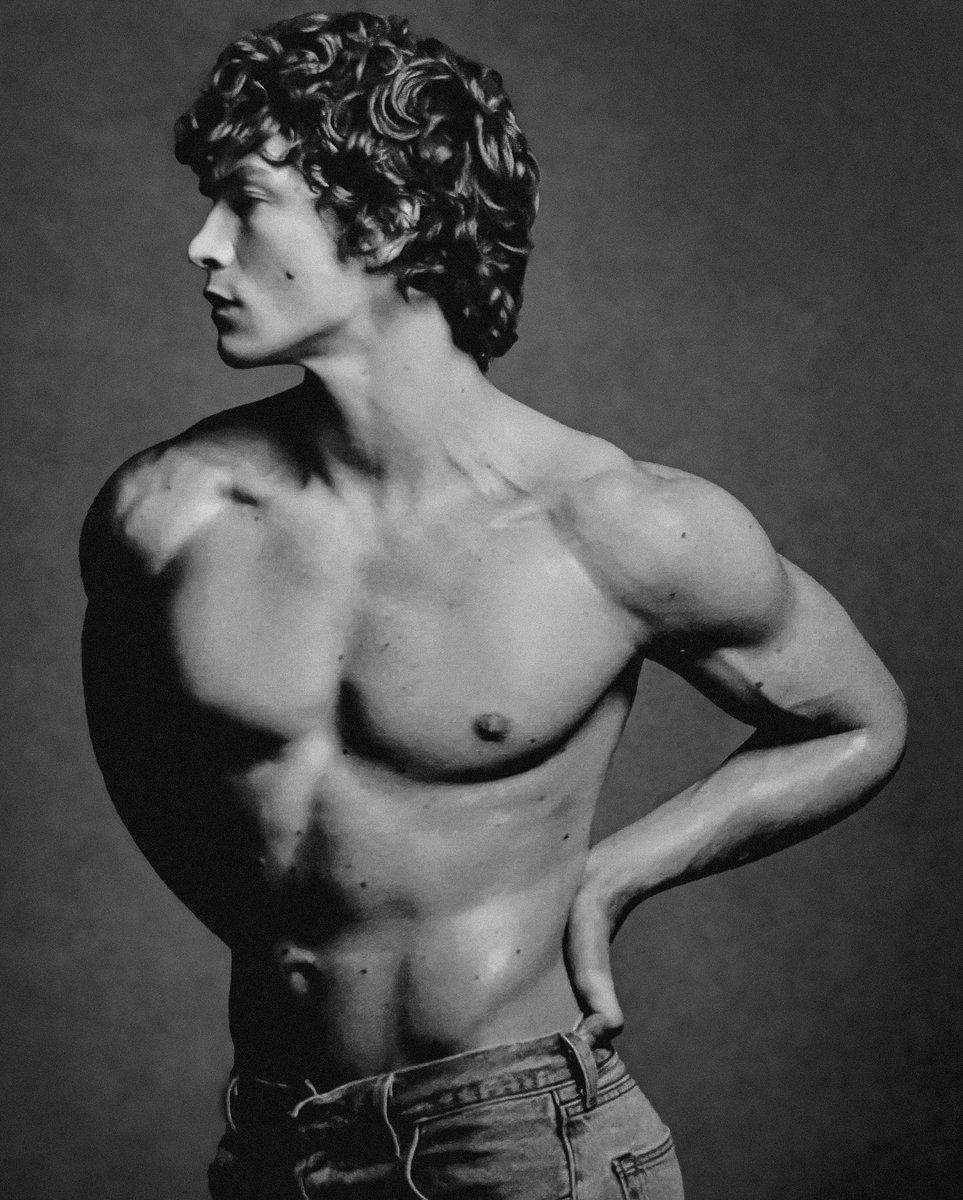 Connor Storrie photographed by Luigi and Iango for VMAN Magazine. 📷