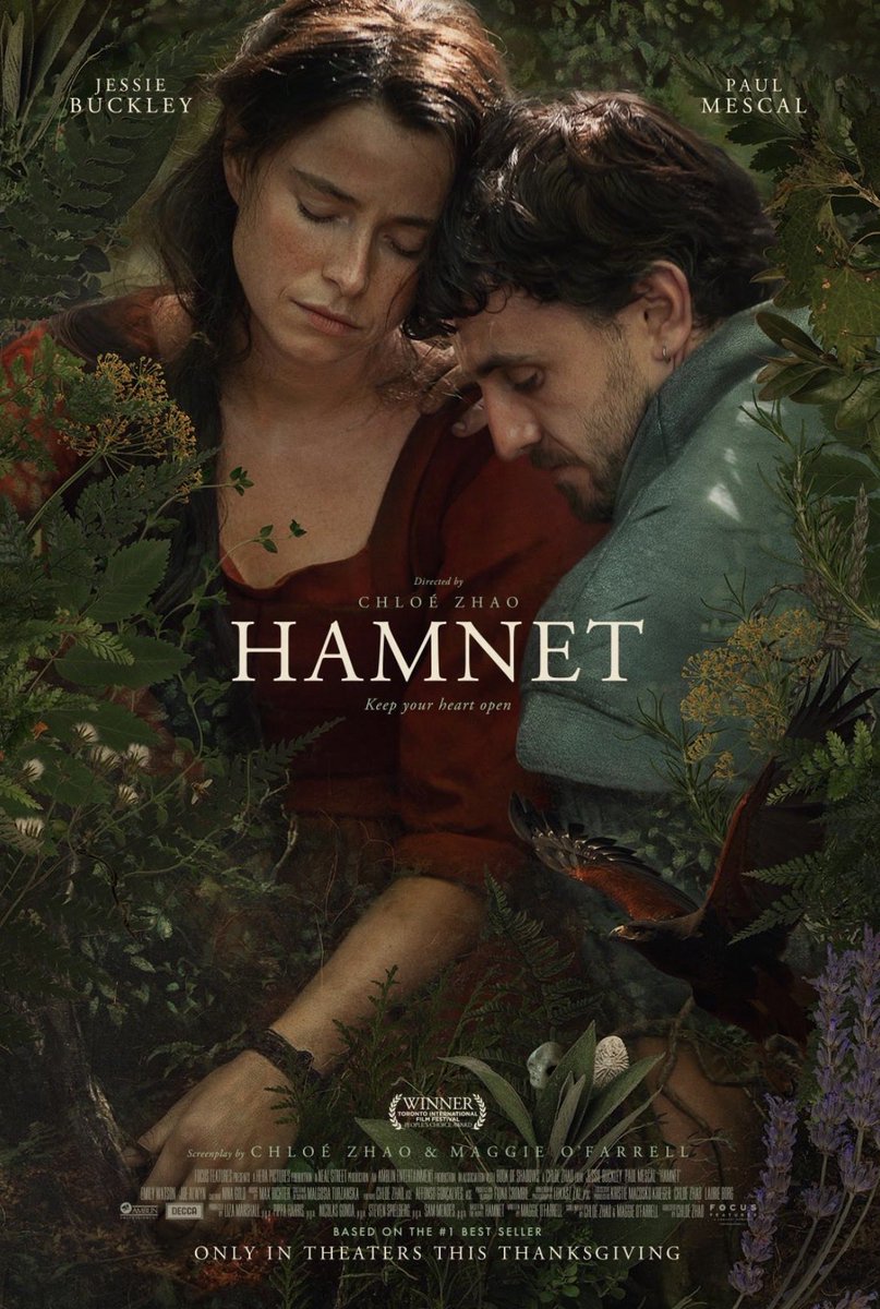 lanem_385's tweet photo. Just watched #hamnet  and that was such an amazingly beautiful film.   #jessiebuckley was brilliant in this film. https://t.co/icoMVewDnZ