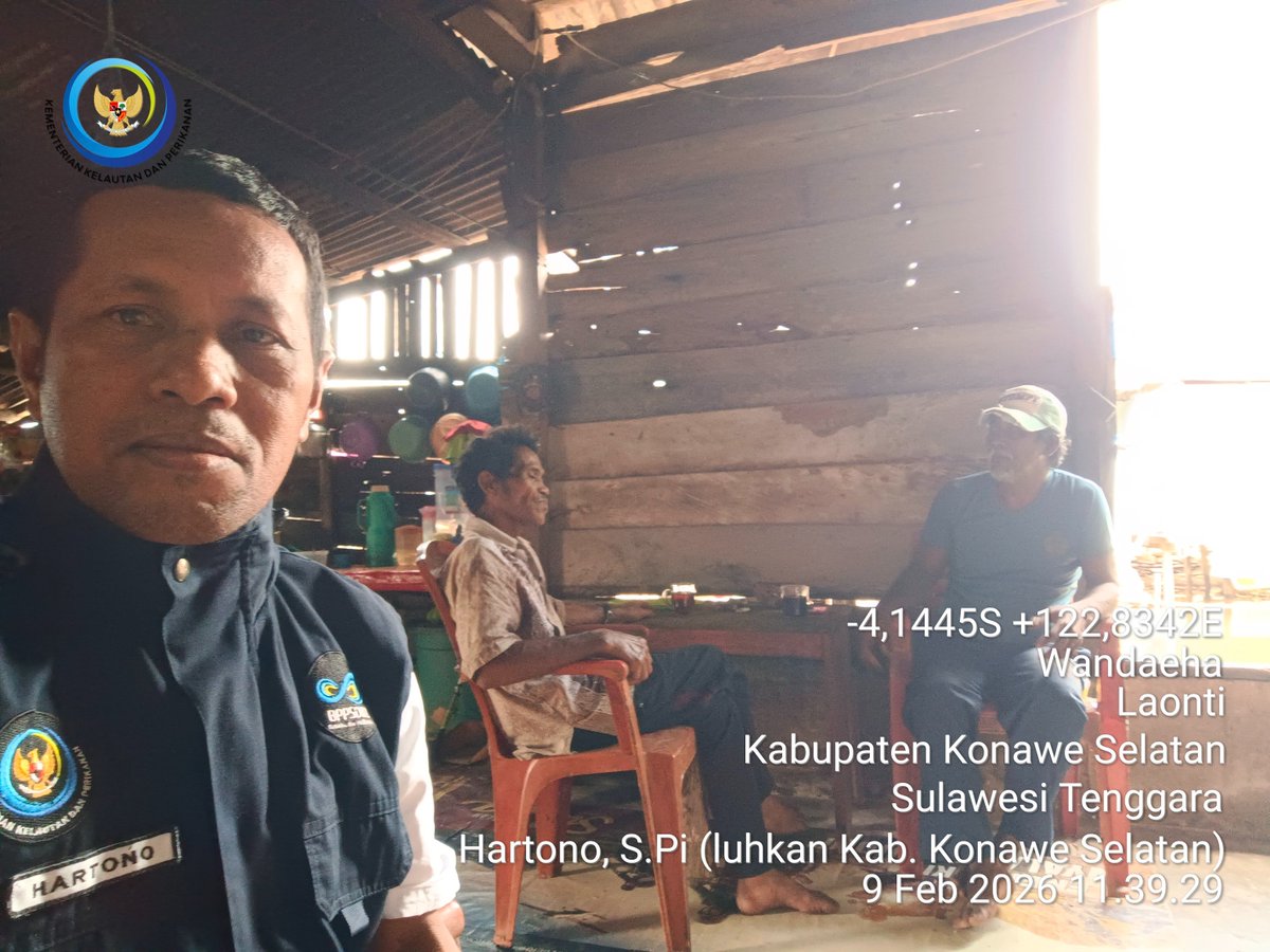 Hartono44759248's tweet photo. Senin (9/02/2026) luhkan Kab. Konsel, Sosialisasi Perizinan Berusaha Kesesuaian Kegiatan Pemanfaatan Ruang Laut (KKPRL) pada KUB Muara Jaya Ds. Wandaeha, Kec. Laonti, Kab. Konsel, Prov. Sulawesi Tenggara
@Luhkonsel
#brpbap3maros
#ekonomibiruuntukindonesiaemas https://t.co/iiVN1KORdn