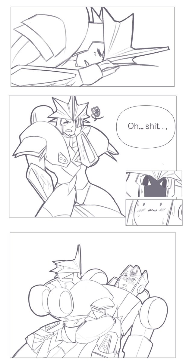 Kotokko_'s tweet image. 「 Racer lovers au! 」

Oh! What a situation!

#kobd #TfEarthspark #Knockout #Breakdown