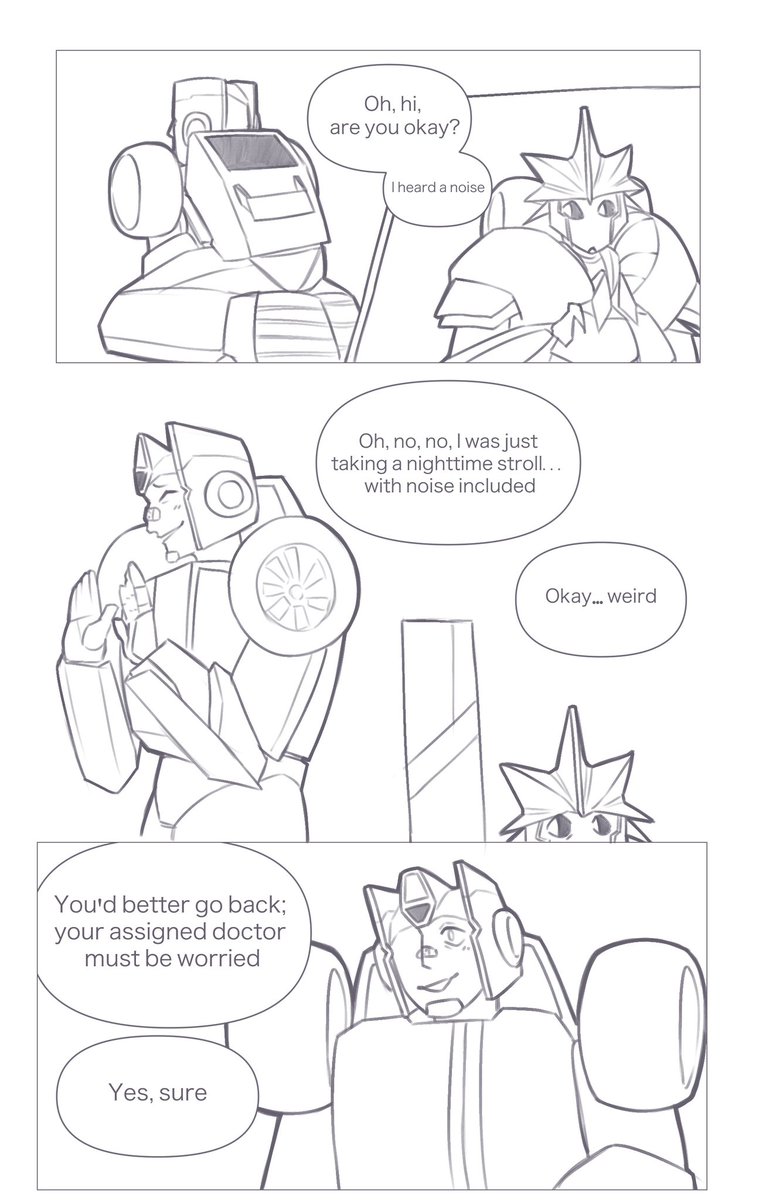 Kotokko_'s tweet image. 「 Racer lovers au! 」

Oh! What a situation!

#kobd #TfEarthspark #Knockout #Breakdown