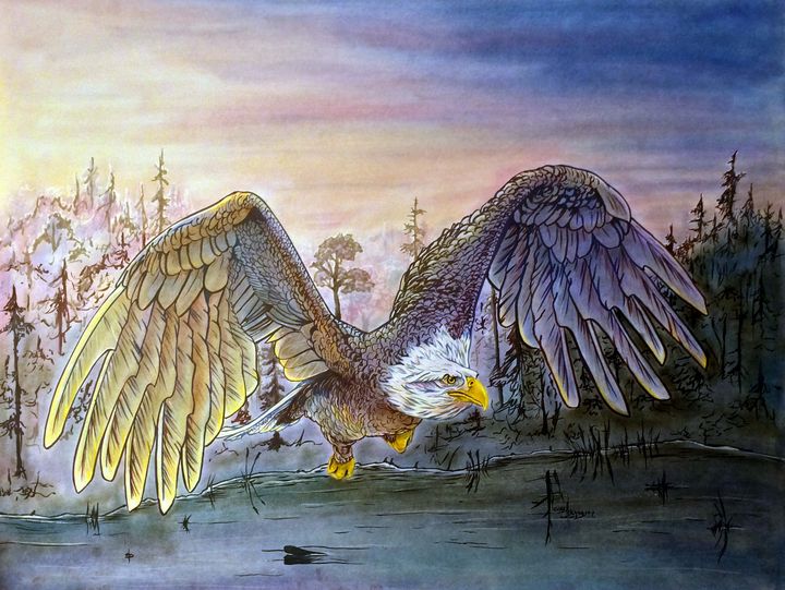 Art of the Day! "Eagle". Buy at: ArtPal.com/knyghtshade?i=…