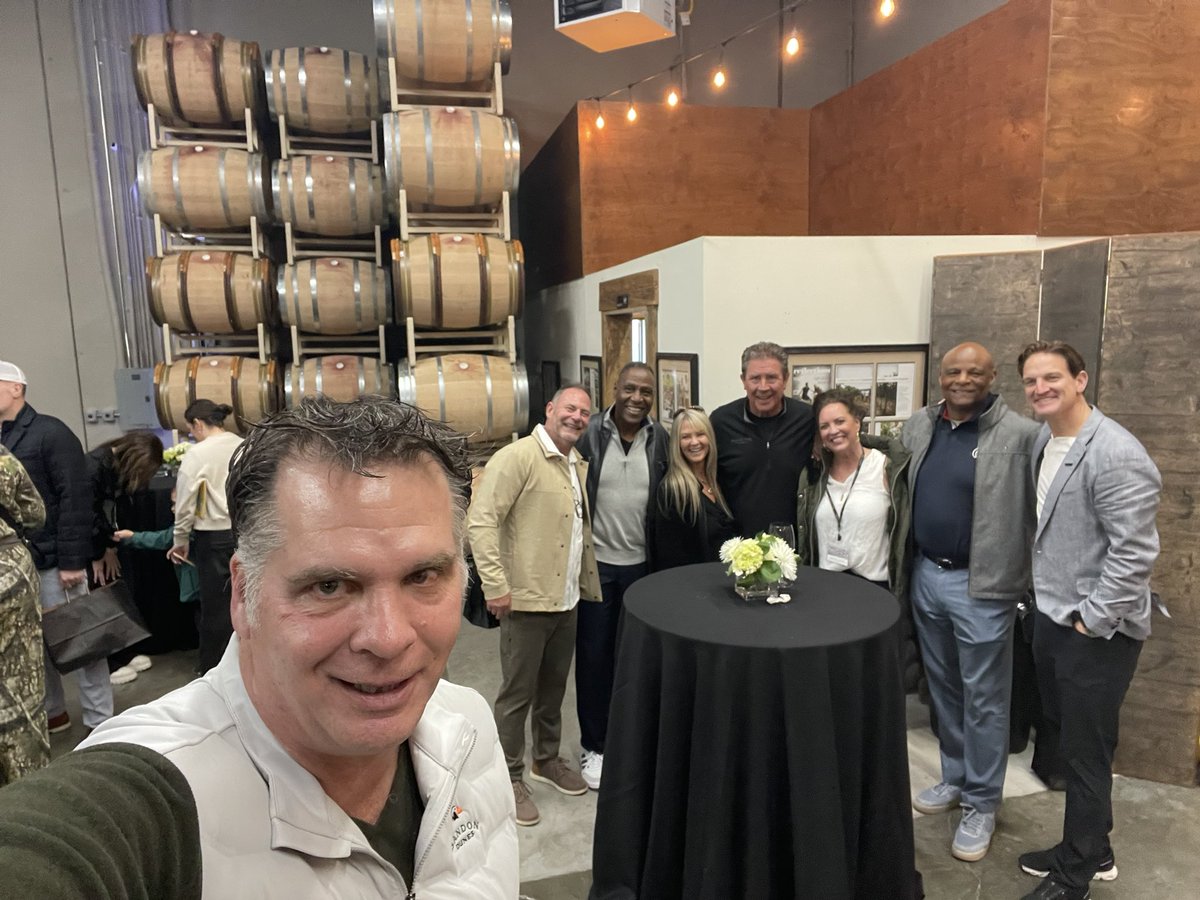 Hanging out with some Hall of famers <a href="/wine/">WINE</a>