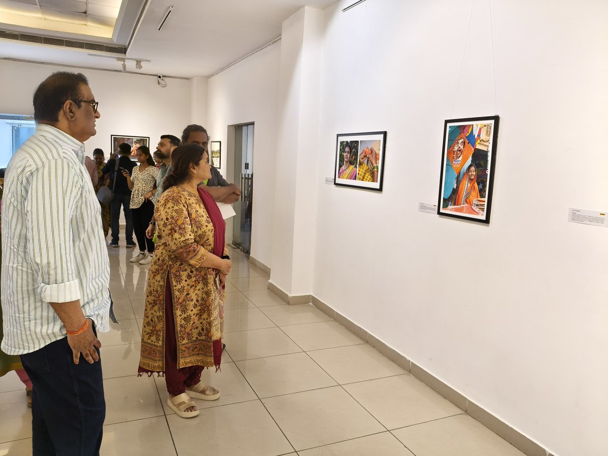 chitramayee's tweet photo. On the occasion of "International Women's Day", a photography Exhibition was organized . Curated by Aquin mathew HCP Director inaugurated at 11.00 am on 8th March 2026 - 15th March 2026 by chief guest Dr. Lakshmi Korra IAS. https://t.co/CpULQGfjUz