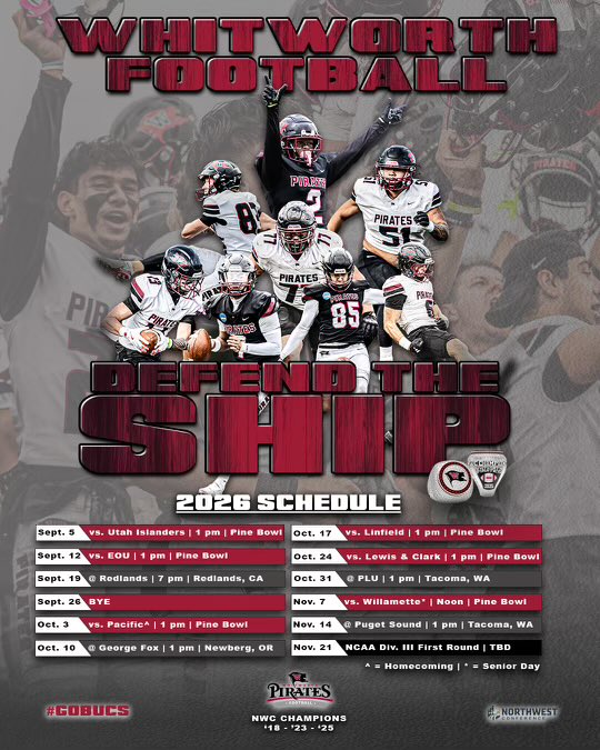 Whitworth FB tweet media