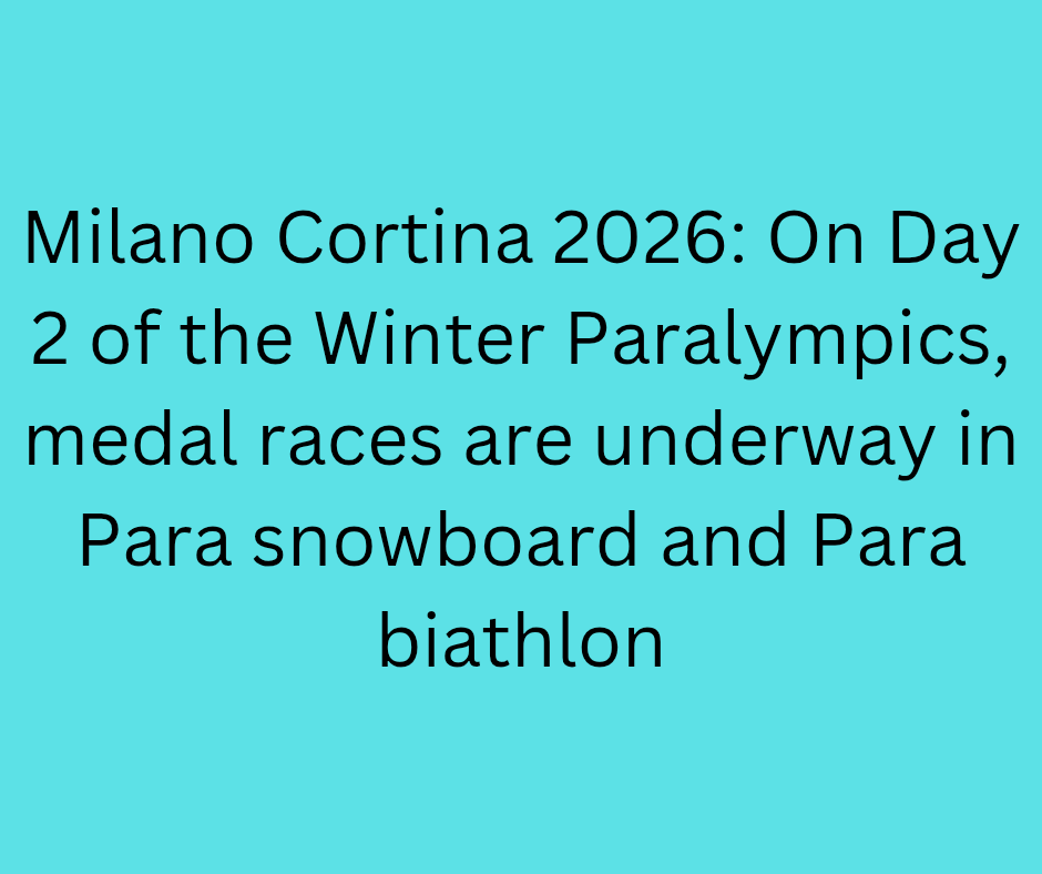 arunkuma98053's tweet photo. Milano Cortina 2026

#Paralympics https://t.co/VoleiqxAj3