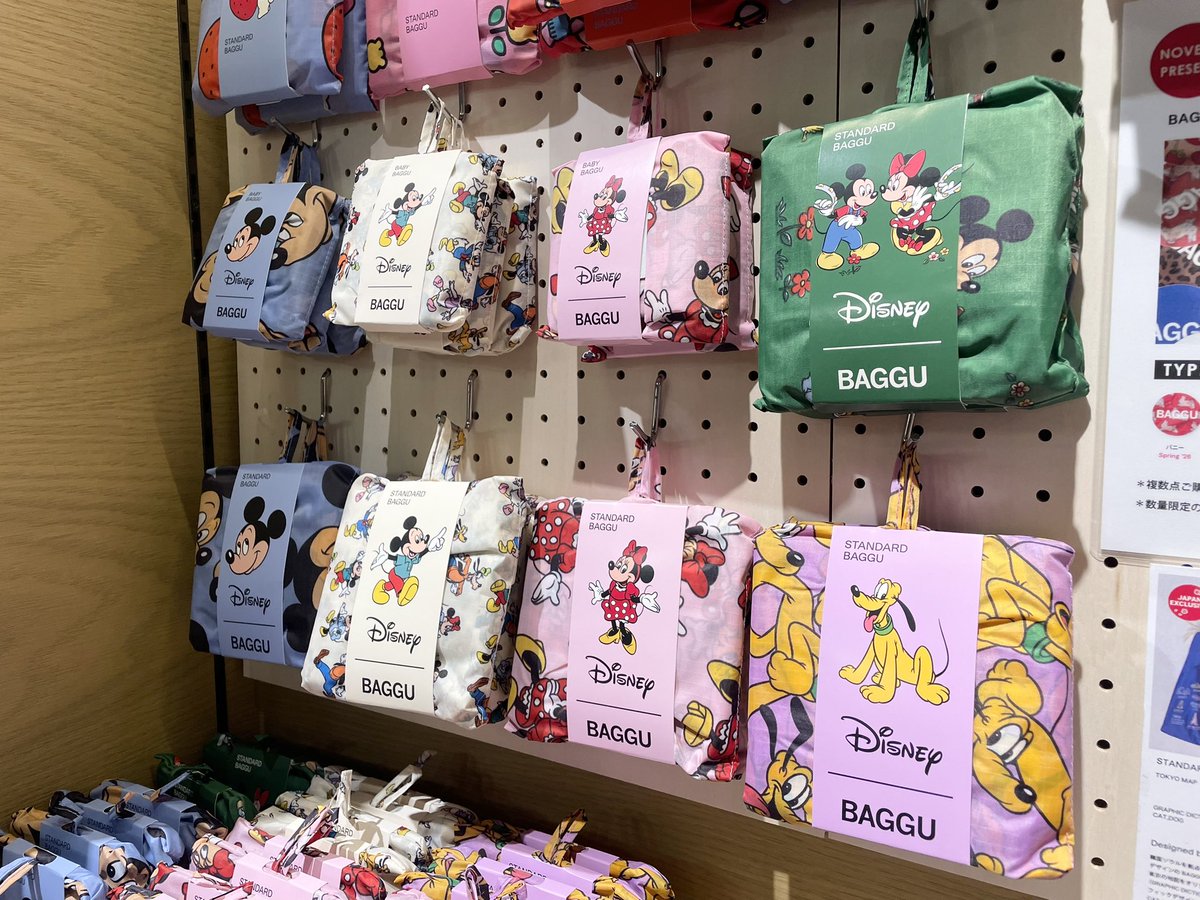 新商品入荷】BAGGU「Mickey＆Friends Collection」 大人気のエコバッグ