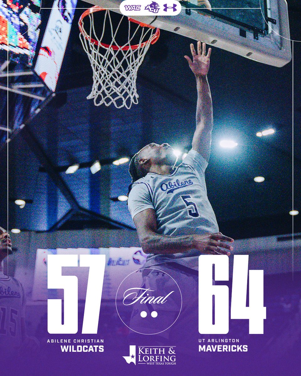 Final

Your Wildcats will play once more in the WAC Tournament next week in Las Vegas, Nevada

#BeDifferent | #GoWildcats