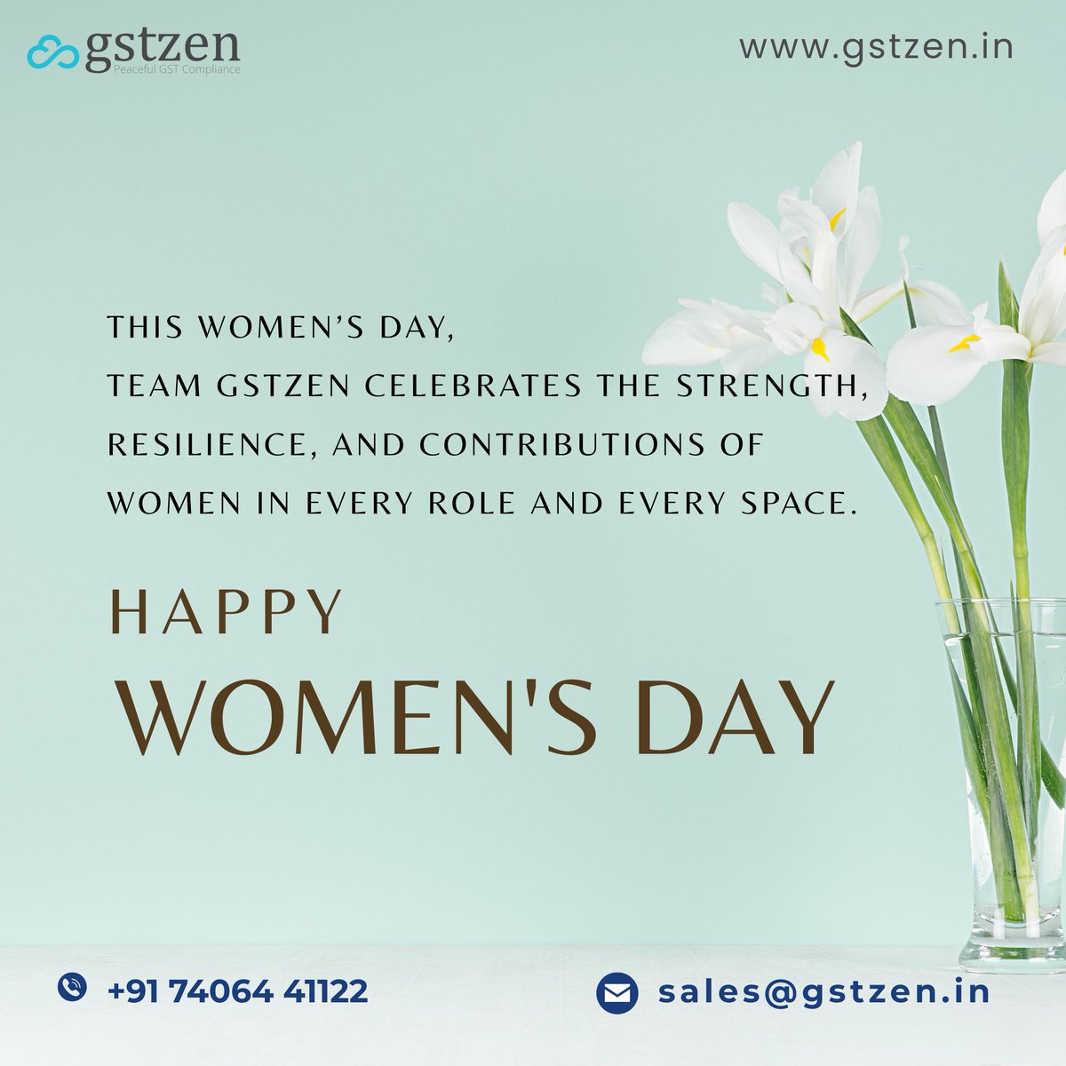 GSTZen's tweet photo. For all that women are. For all that women do.
Happy Women's Day!
#WomensDay #IWD2026 #GSTZen #InternationalWomensDay #CelebrateWomen #HappyWomensDay #WomenAtWork #InspireChange https://t.co/EvQQ5nuFt7