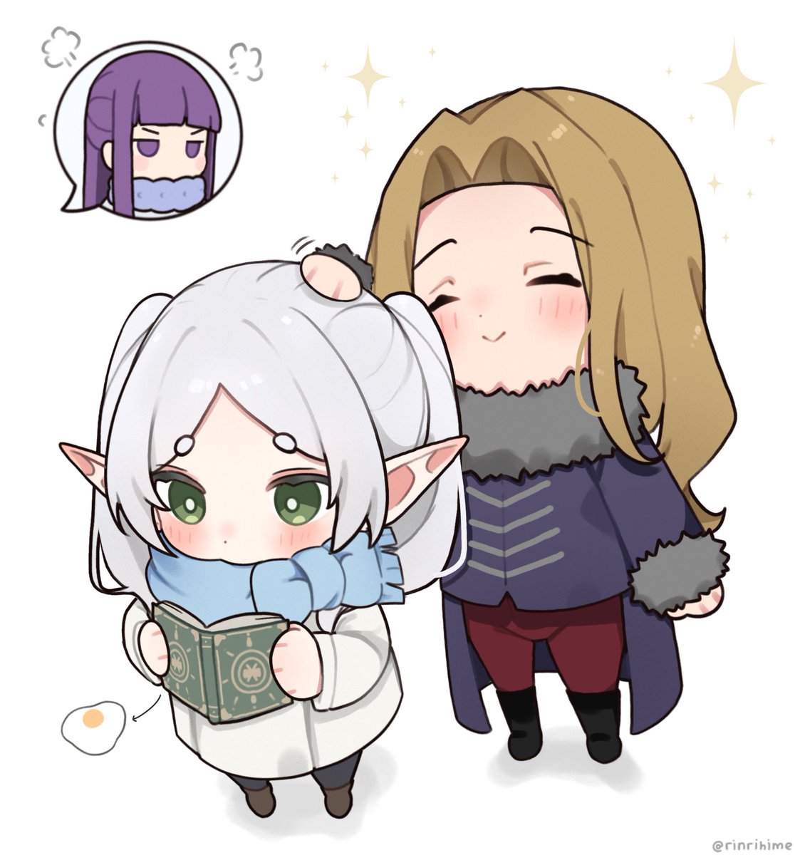 rinrihime's tweet photo. headpats 
#frieren #フリーレン https://t.co/xiHGMElaUN
