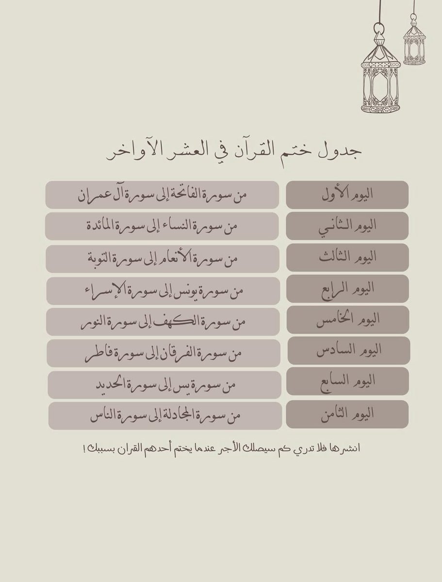 انشرها فلا تدري كم سيصلك من الأجر 🤍