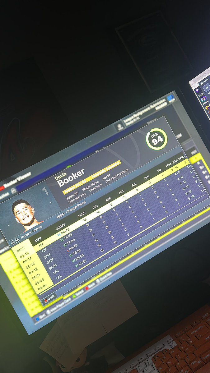 brev_lightskin's tweet photo. Won the finals in my online 2k league Bam was clearly the Finals MVP yet they gave it to D Book and I’m so confused lol https://t.co/oahYX6cd6N