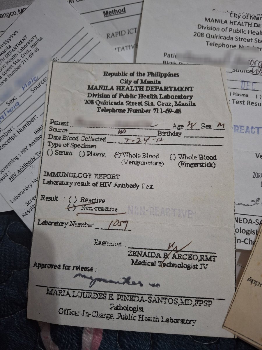 RedPhoenix_104's tweet image. Look how the #HIVTest result forms evolved from 2012 to 2026. Dati pa talaga praning ako kaya kahit madalas walang ganap, submit myself to annual testing that gives me peace of mind. #LoveYourself ##HIVAwareness #KnowYourStatus