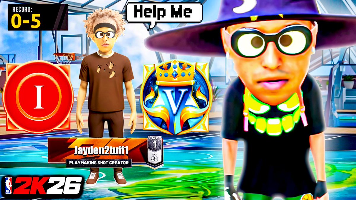 Legend &amp; Rookie 1 DOMINATE The Park in NBA 2K26! LEGEND HELPS 60 OVERALL ROOKIE 1 GET WINS youtu.be/fJCPKkanSJw?si…