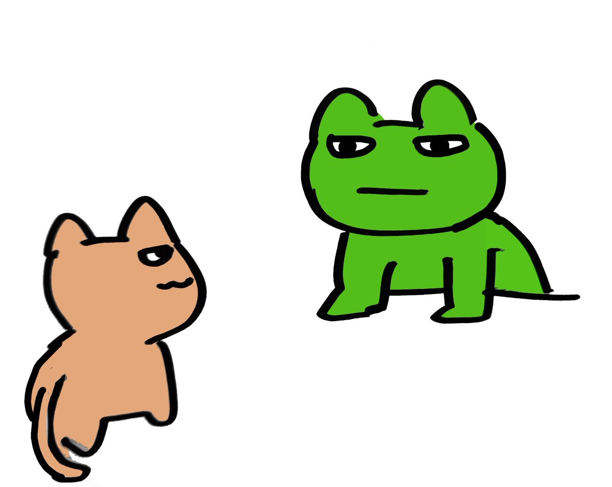 ねことにらめっこ。
先に笑ったら負け。
Staring contest with a cat.
First to laugh loses.
$Kinton