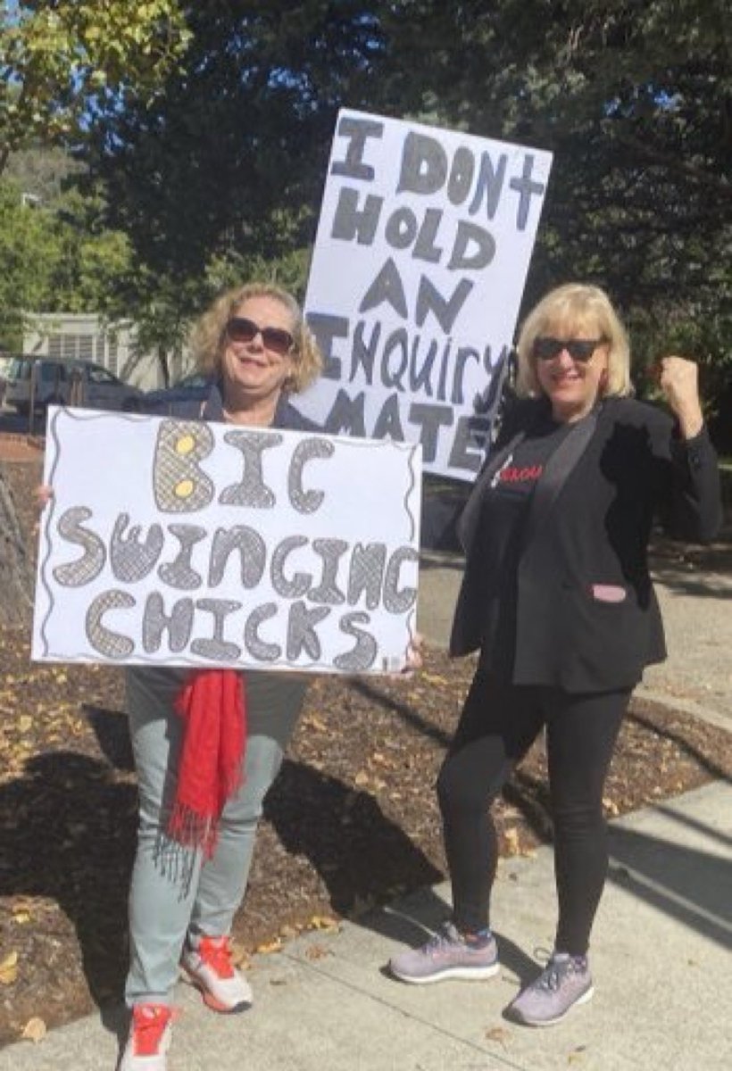 MargieJay50's tweet photo. We were asked to #March4Justice and we did. The fight continues.

BTW my sister and her sign ‘I don’t hold an inquiry mate’ featured on #insiders #talkingpictures the following week.

#InternationalWomensDay2026 https://t.co/7jTLTlL1HR