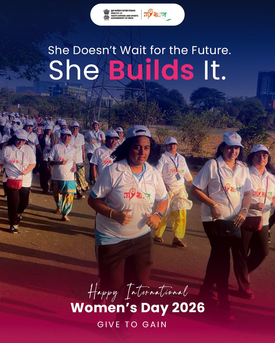 From classrooms to communities, from innovation labs to grassroots action, young women across India are leading in building solutions and contributing to the vision of Viksit Bharat.

You give, so we can all gain.

Happy Women's Day!

#InternationalWomensDay #MYBharat