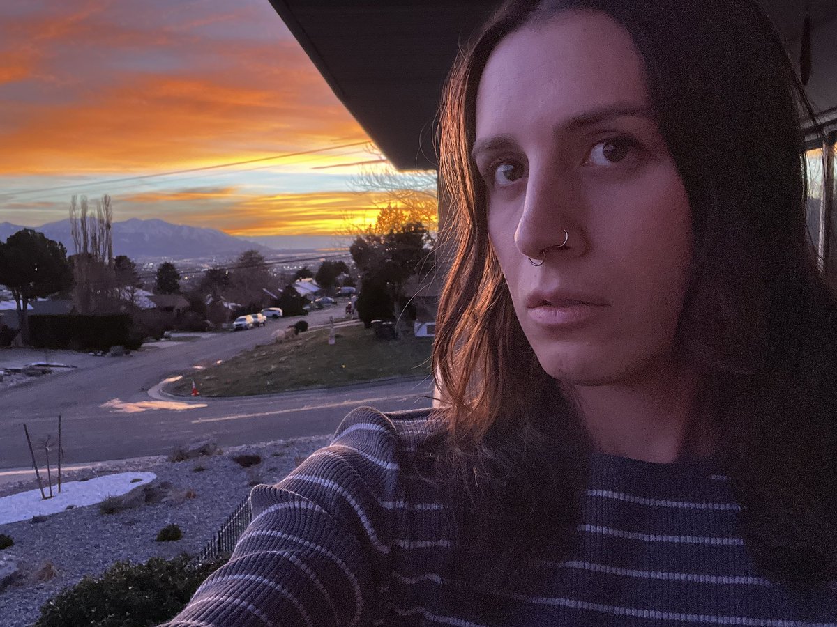 for a few precious minutes the city was purple