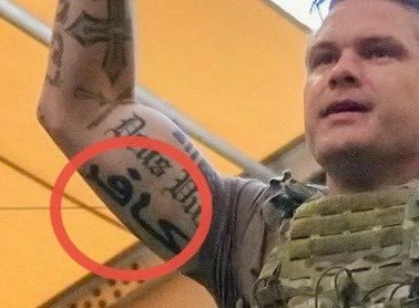 We know the famous hadith that the Anti-Christ (Dajjal) will have the word kafir between his eyes. We also know that many so-called Muslims will follow the Anti-Christ despite such clear signs.

I'm not saying Pete Hegseth, the US Secretary of War, is the Anti-Christ. But the