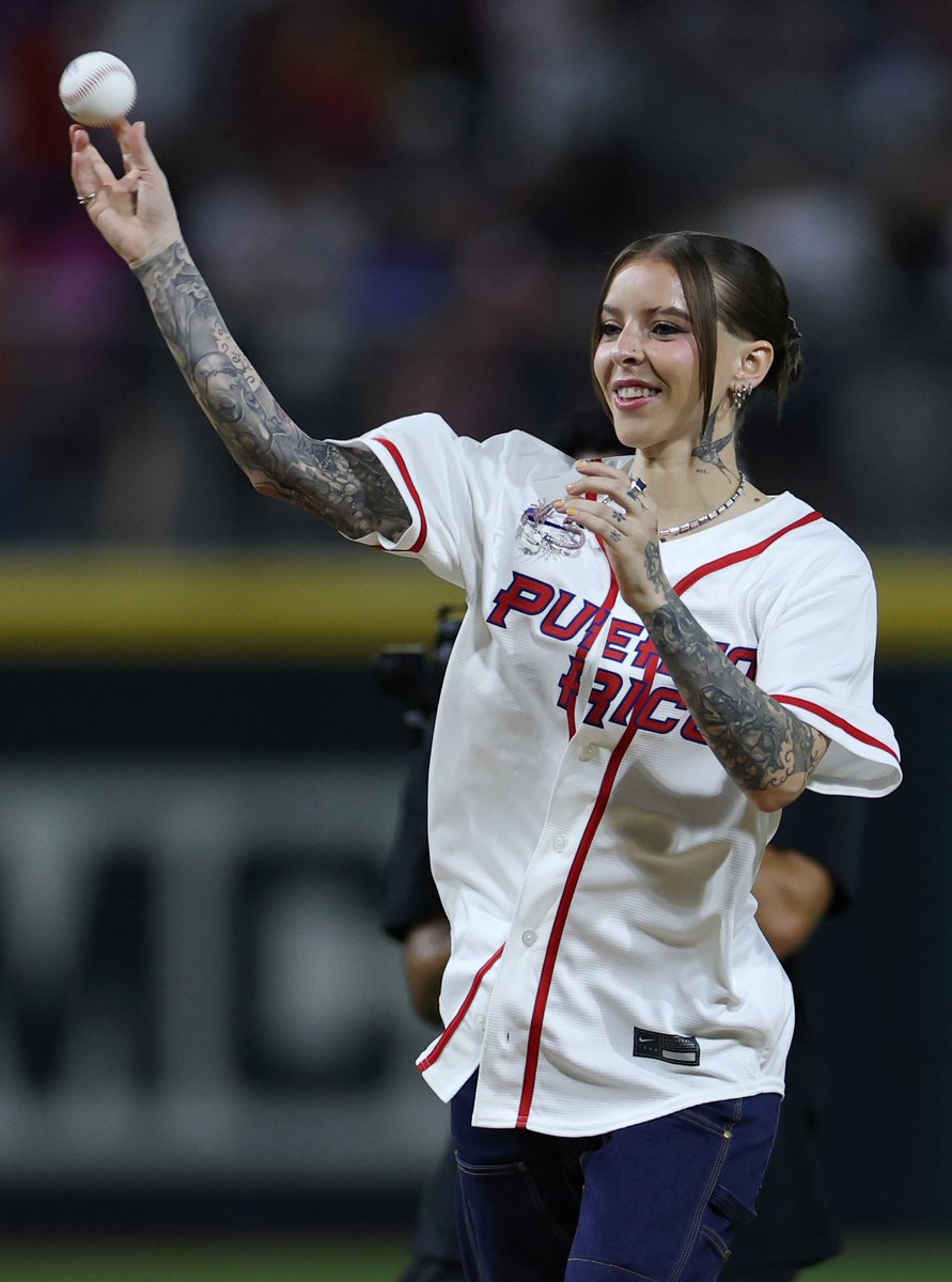 ComplexMusic's tweet photo. Young Miko today at the World Baseball Classic Game 🇵🇷 https://t.co/ATU7H2Xe5N