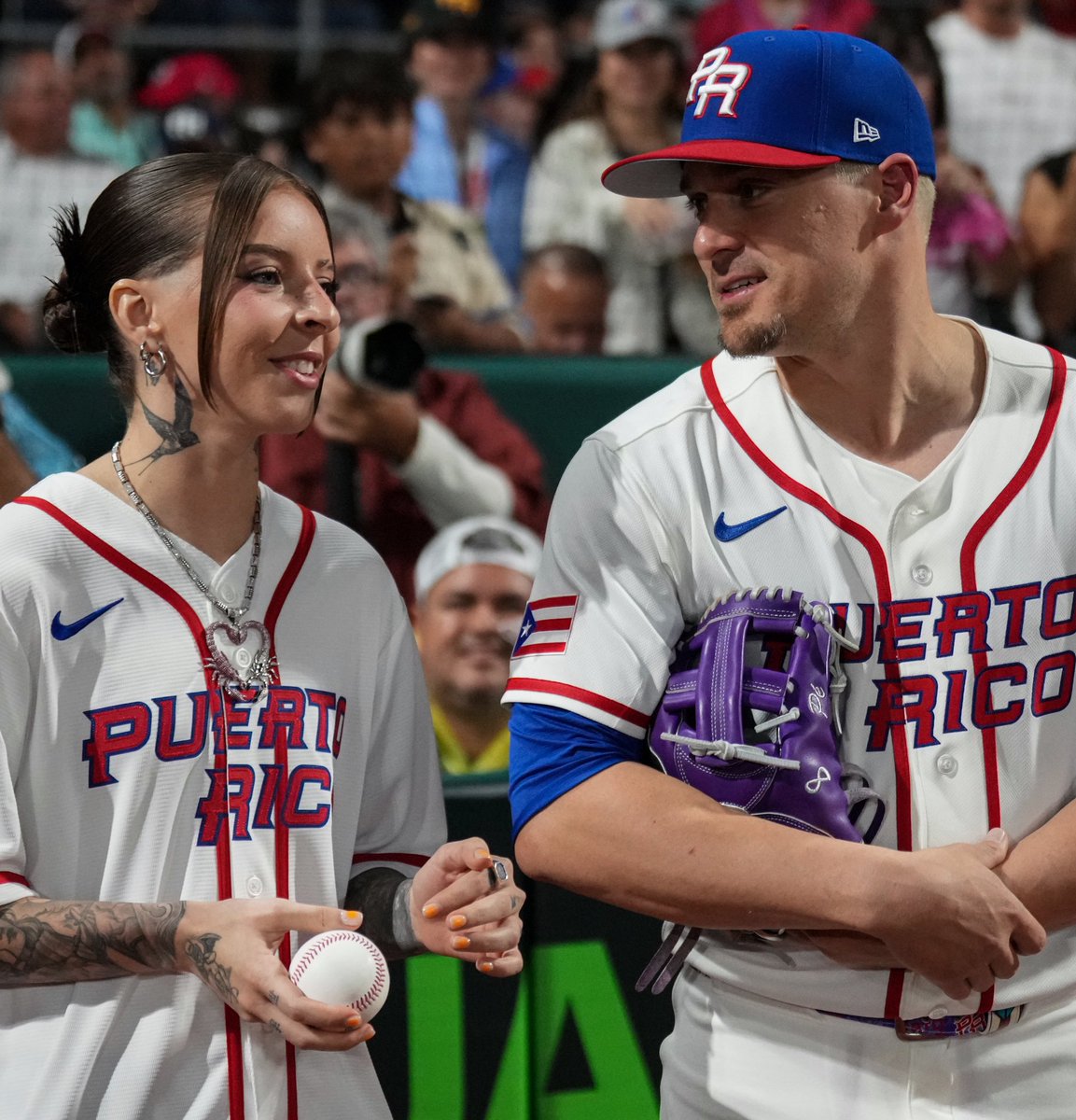 ComplexMusic's tweet photo. Young Miko today at the World Baseball Classic Game 🇵🇷 https://t.co/ATU7H2Xe5N
