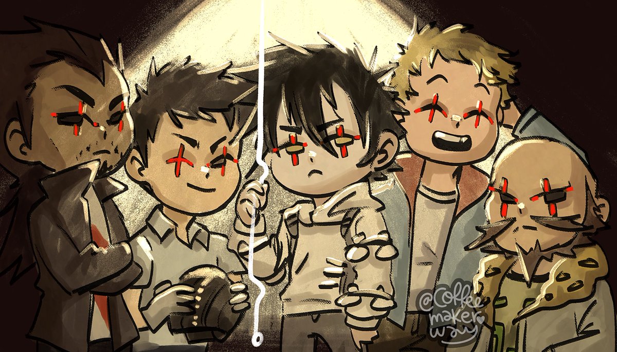 THE CROSS-EYES! 🥟🐊💀🖤 #ドロヘドロ #Dorohedoro