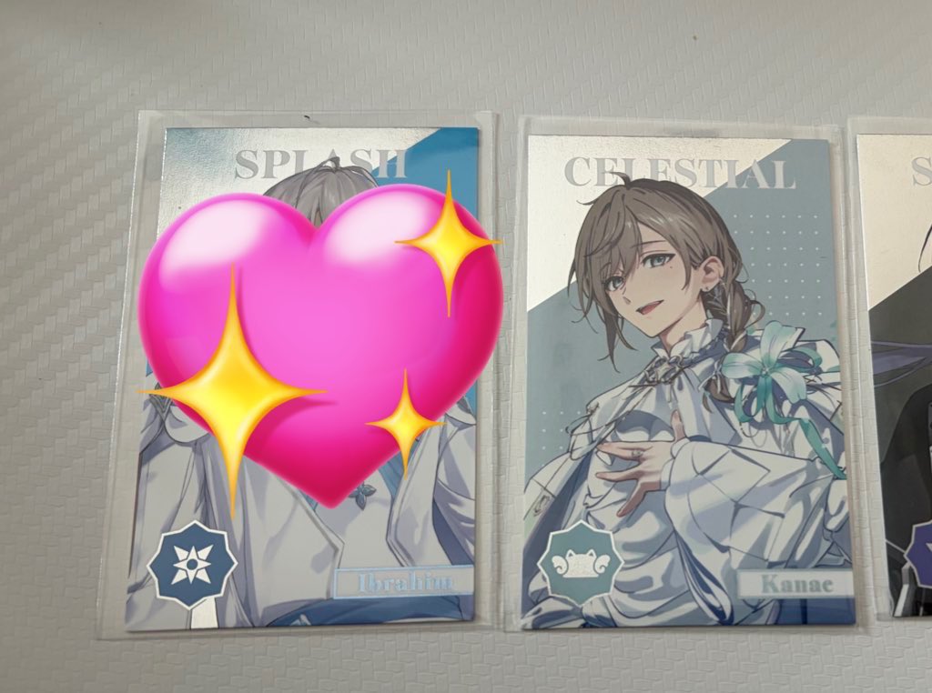 js_3021's tweet photo. 【交換】にじさんじ 8周年 8th anniversary 
メタルカード チェキ 特典 クリアカード　異種

譲：画像1.2

求：画像3枚目(👑優先)

郵送希望です📮

異種交換含んでおり難しいかと思いますが、お気軽にお声掛け下さい。 https://t.co/PslPtTmVWP