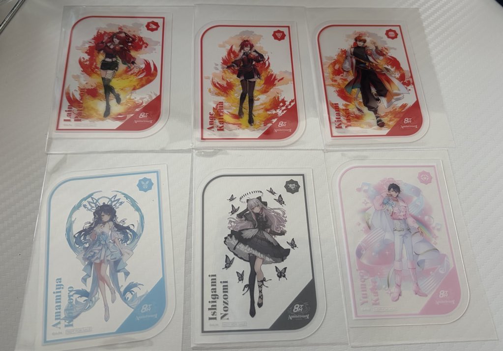 js_3021's tweet photo. 【交換】にじさんじ 8周年 8th anniversary 
メタルカード チェキ 特典 クリアカード　異種

譲：画像1.2

求：画像3枚目(👑優先)

郵送希望です📮

異種交換含んでおり難しいかと思いますが、お気軽にお声掛け下さい。 https://t.co/PslPtTmVWP