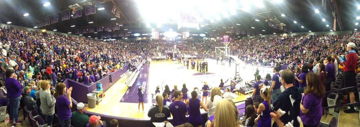 Standing room only for <a href="/SFA_MBB/">SFA Men’s Basketball</a> in 2015. 

A young man by the name of <a href="/MattBraeuer/">Matt Braeuer</a> was on the coaching staff for Sam Houston that night. #AxeEm