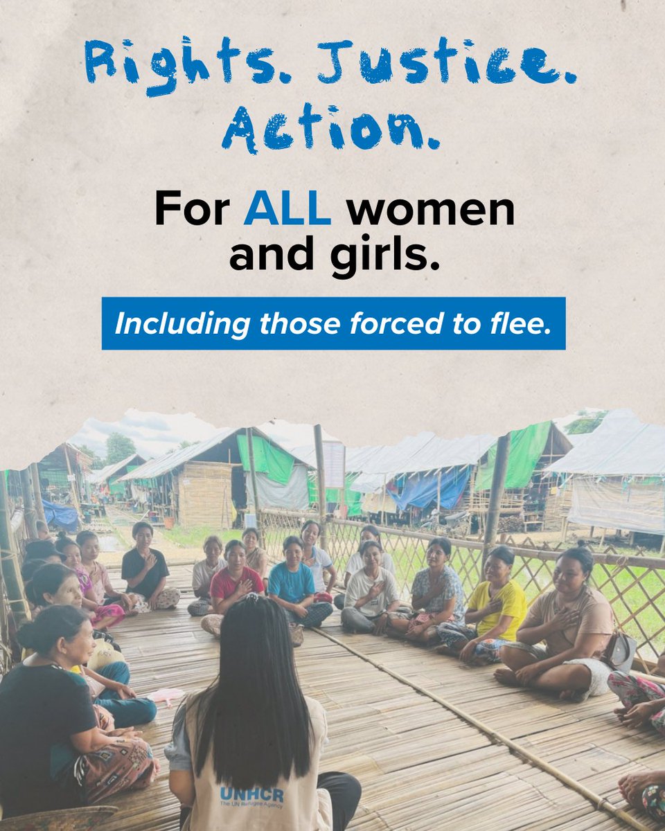 UNHCRMyanmar's tweet photo. မြန်မာနိုင်ငံတစ်ဝှမ်းလုံးတွင် အမျိုးသမီးများသည် ပဋိပက္ခများနှင့် အိုးအိမ်စွန့်ခွာထွက်ပြေးရမှုများကြားမှ မိသားစုများကို ဦးဆောင် လမ်းပြပေးနေကြပါသည်။
 သူတို့၏ ခံနိုင်ရည်ရှိမှုသည် ထူးကဲလှပါသည် — သို့သော် ၎င်းသည် အခွင့်အရေးများကို ဘယ်သောအခါမျှ အစားထိုးခွင့်မရှိပါ။ https://t.co/yxUv0taLIm