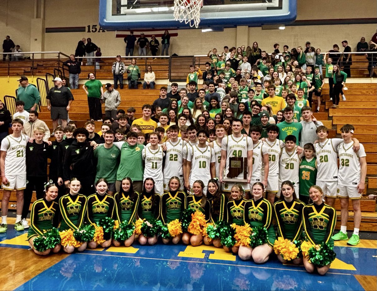 NRRaidersMBB's tweet photo. The Raiders are SECTIONAL CHAMPS!

#PACK #TheHuntContinues 🐺 https://t.co/V1n2gSn34a