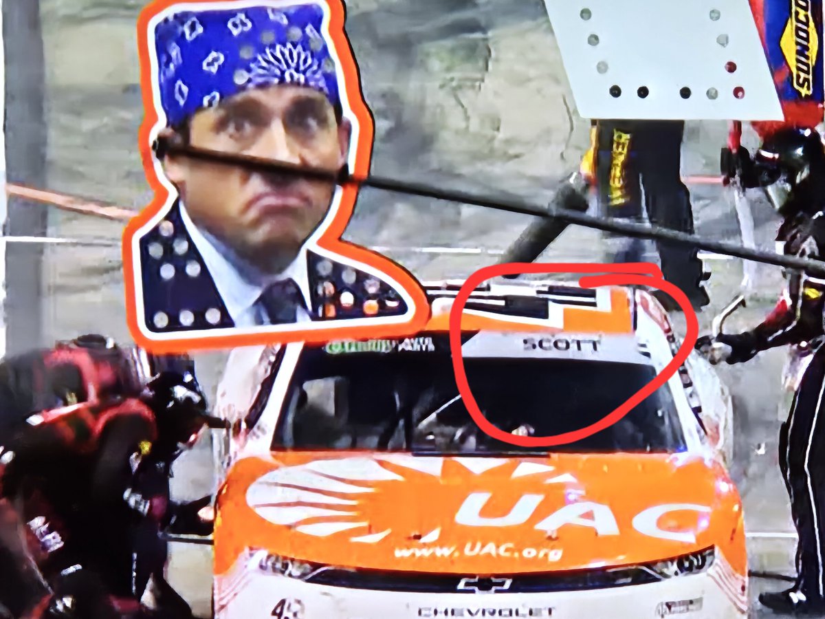 EricEstepp17's tweet photo. Michael Scott: NASCAR driver https://t.co/CB5tM2HSbr