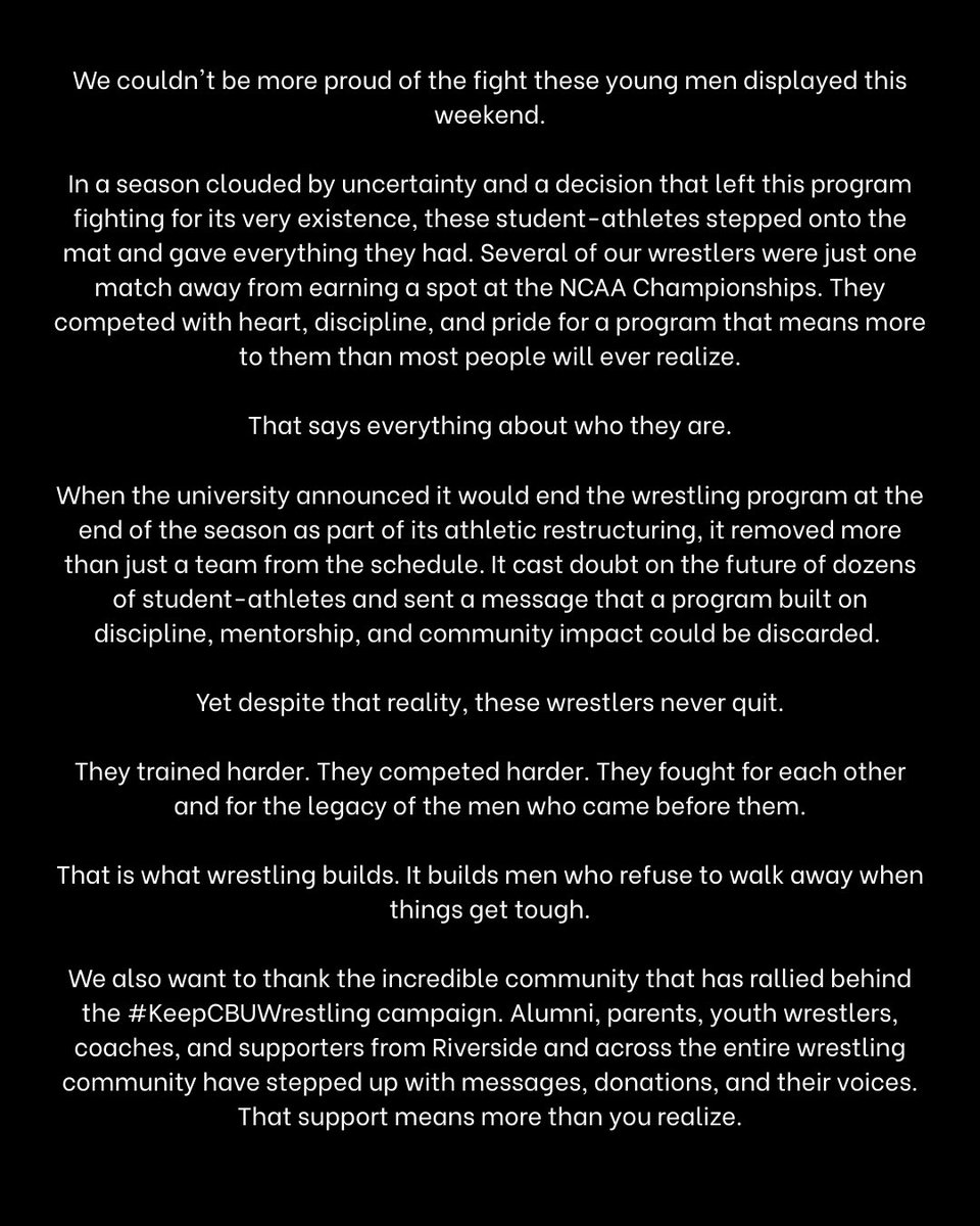 Keepcbuwrestling tweet media