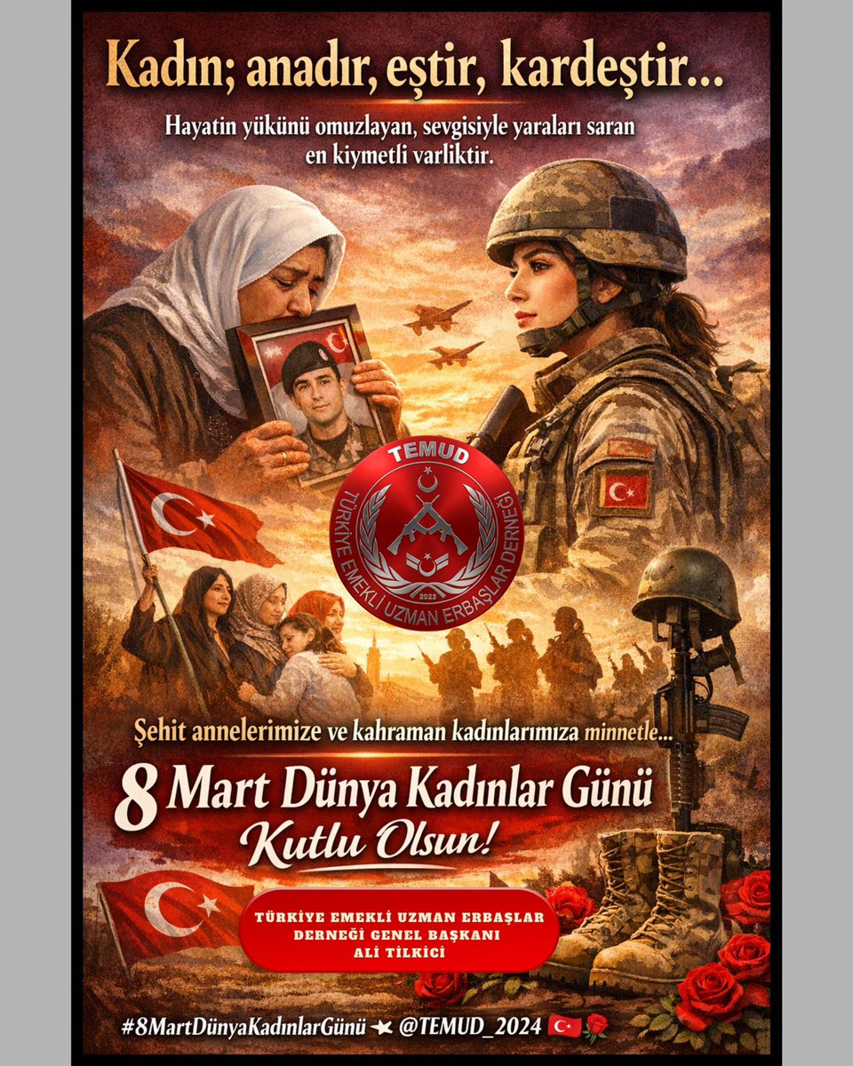 Kadın; anadır, eştir, kardeştir…
Hayatın yükünü omuzlayan, derdi paylaşan, sevgisiyle yaraları saran en kıymetli varlıktır.
Çilekârdır, vefakârdır, merhametiyle dünyayı güzelleştirendir.

Bu aziz vatan uğruna evladını toprağa veren şehit anneleri, sabrın ve metanetin en büyük