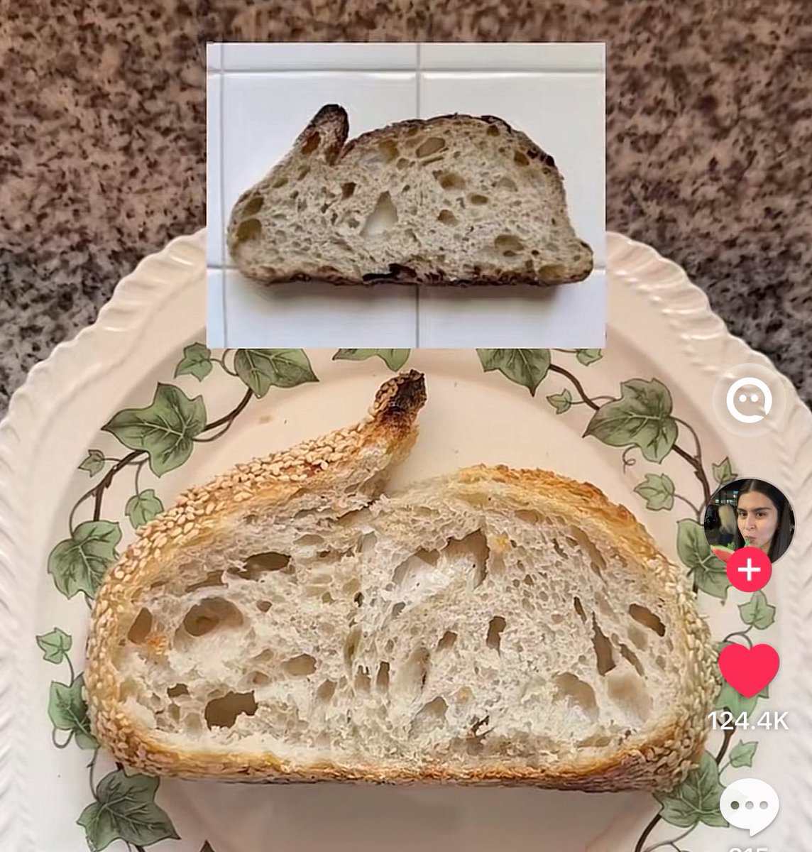 oh to be a bunny shaped piece of bread