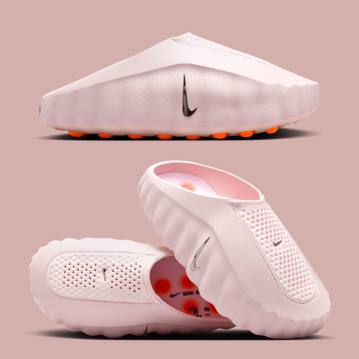 Nike Mind 001 Mule “Pearl Pink” official images! 🌷