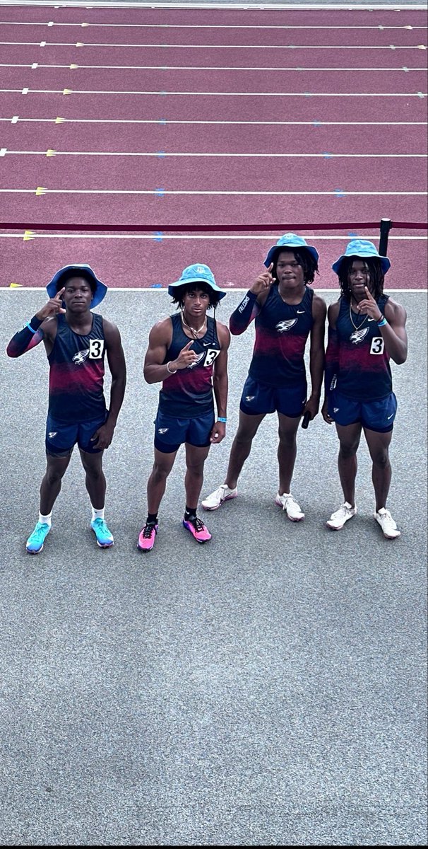 Tompkins_TF's tweet photo. Our 4x100 boys tie the TAMU bluebonnet invitational Meet Record and secure 🥇.  

#WoNwithCulture🔥
@milesplit https://t.co/QbRq1Zzbgo
