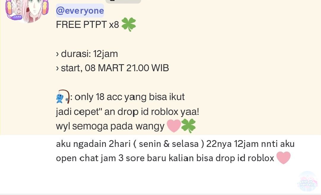 FISH IT FESS ‼️ WTT CANTUMIN UNAME tweet media