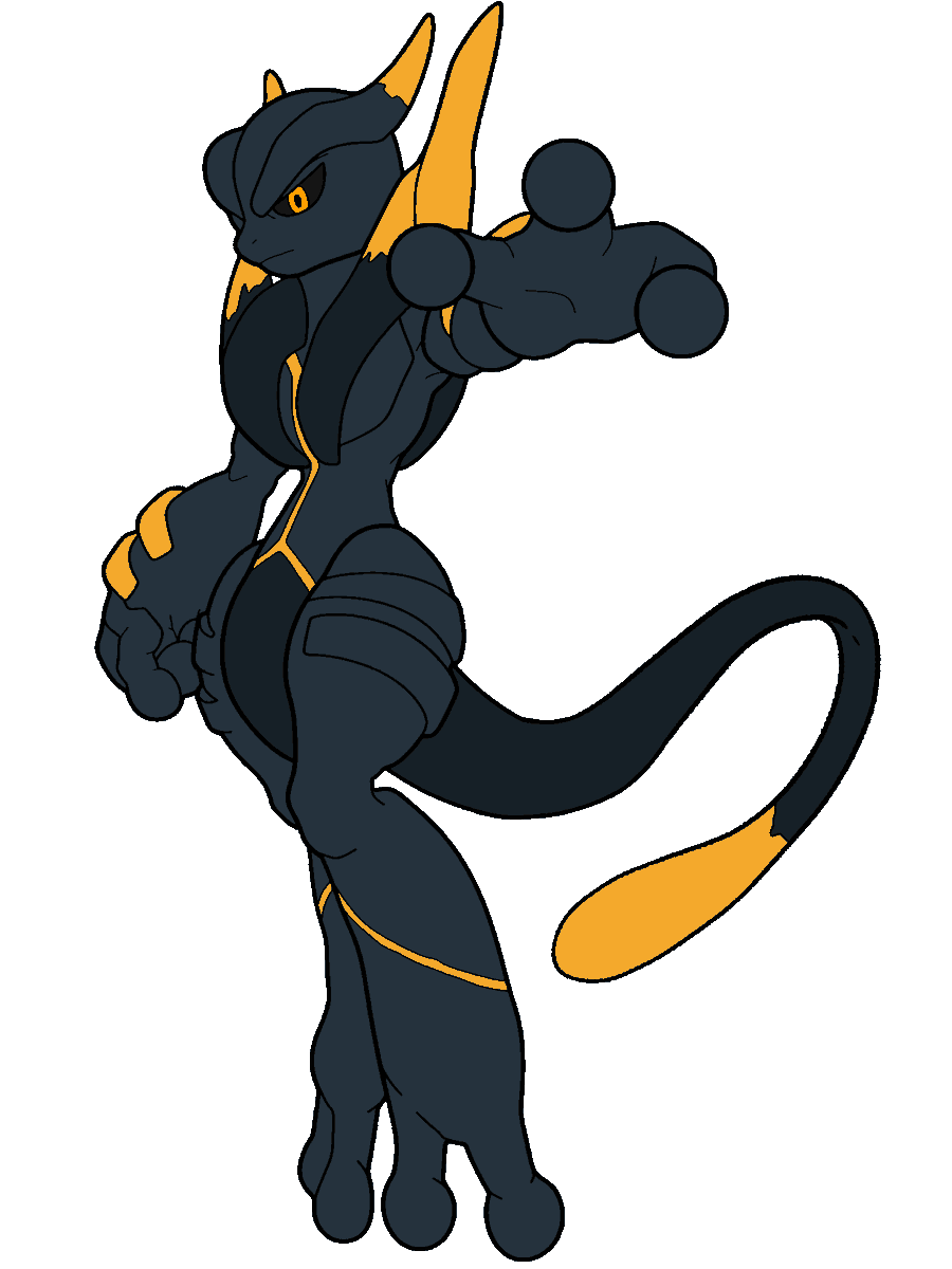 Venjix5Ds's tweet image. #pokemon #mewtwo #shadowmewtwo 

Mega Shadow Mewtwo design