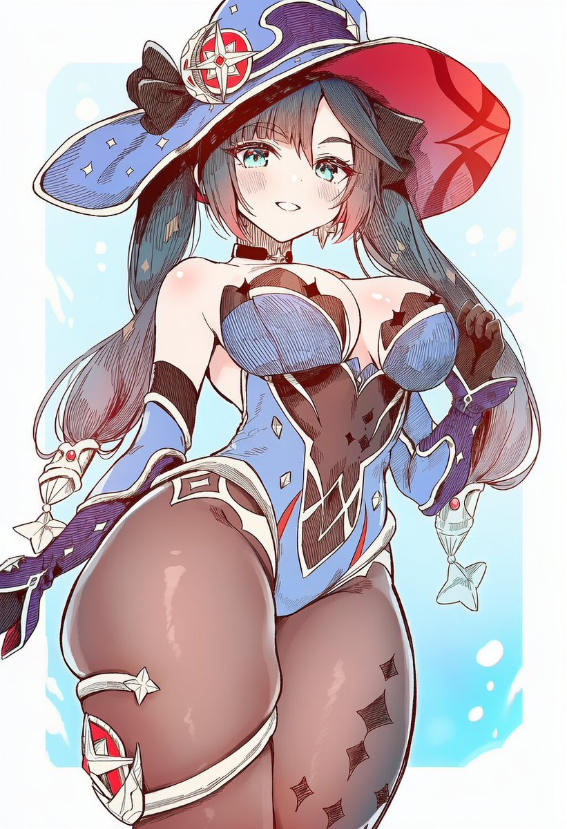 Mona / モナ  （ 原神 / GenshinImpact ） 
見つめてくるモナ・・・🌟