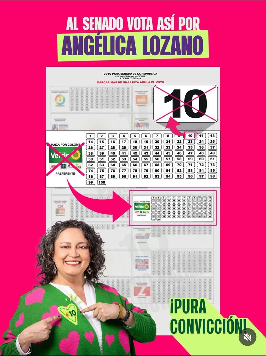 J_P_Artunduaga's tweet photo. Por qué @AngelicaLozanoC?
Porque su experiencia, independencia y sensatez son indispensables en un senado que pierde a diario en revanchismos.
No mas extremos.
Así que mi voto y el de mi familia es #Verde10 #Bogota #EleccionesColombia #Elecciones2026
#PuraConviccion https://t.co/1EPrE8wSqq