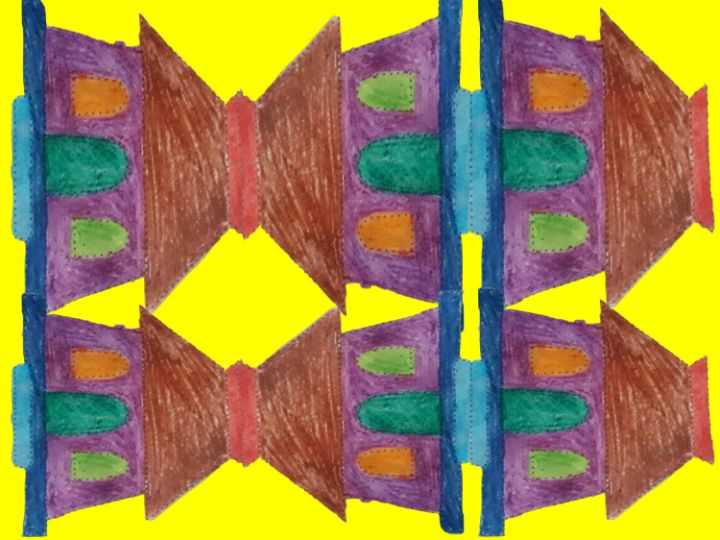 Advocateakg's tweet photo. Art of the Day! "House pattern". Buy at: https://t.co/koHdgJaF6s https://t.co/BSbCwlydEn