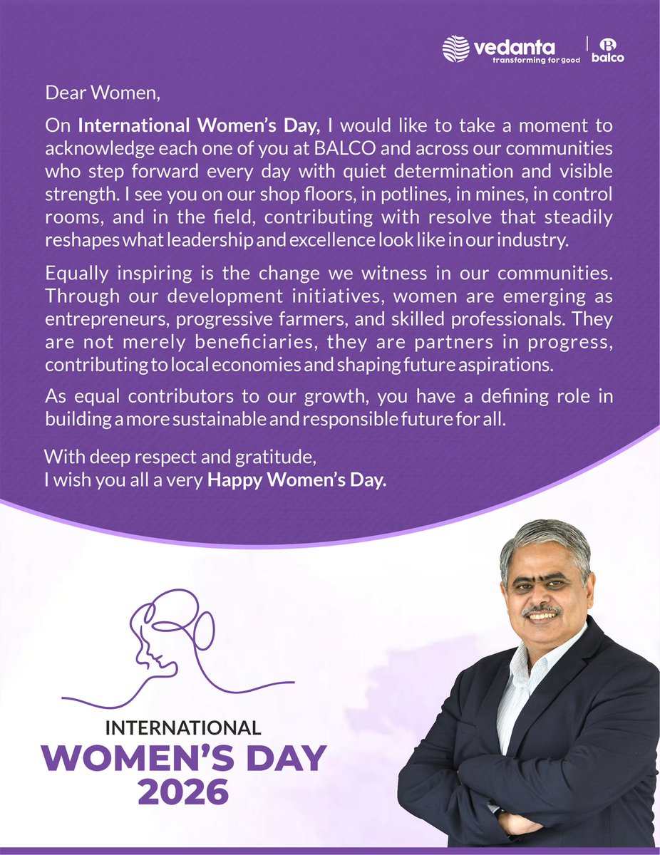 CEO_Balco's tweet photo. Wishing all the incredible women a very Happy Women’s Day! https://t.co/zmkCwQCmYs