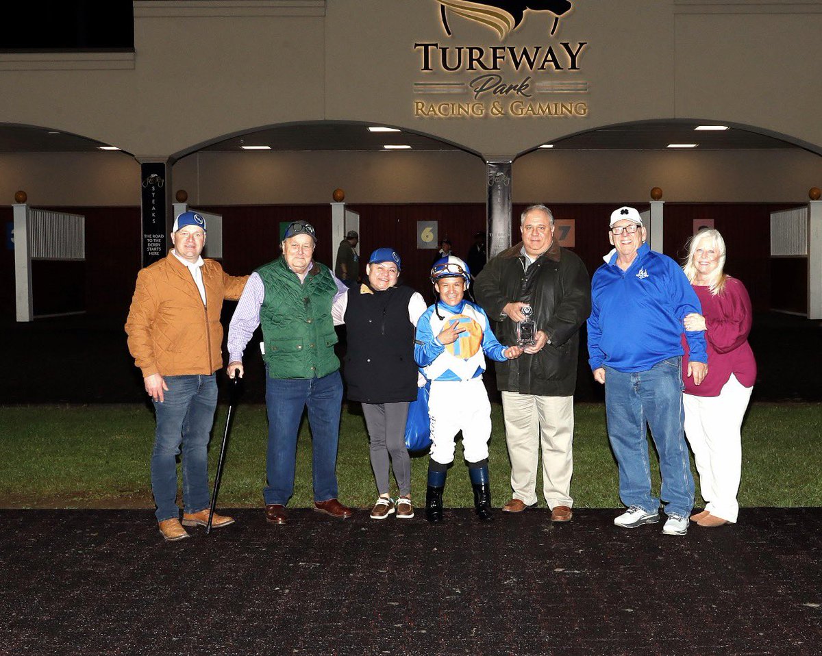 HorseRacingKK's tweet photo. Congratulations to the connections of Joe Shiesty, who dominated tonight’s $125,000 Big Daddy Stakes at @TurfwayPark https://t.co/ktFz0GsPEH