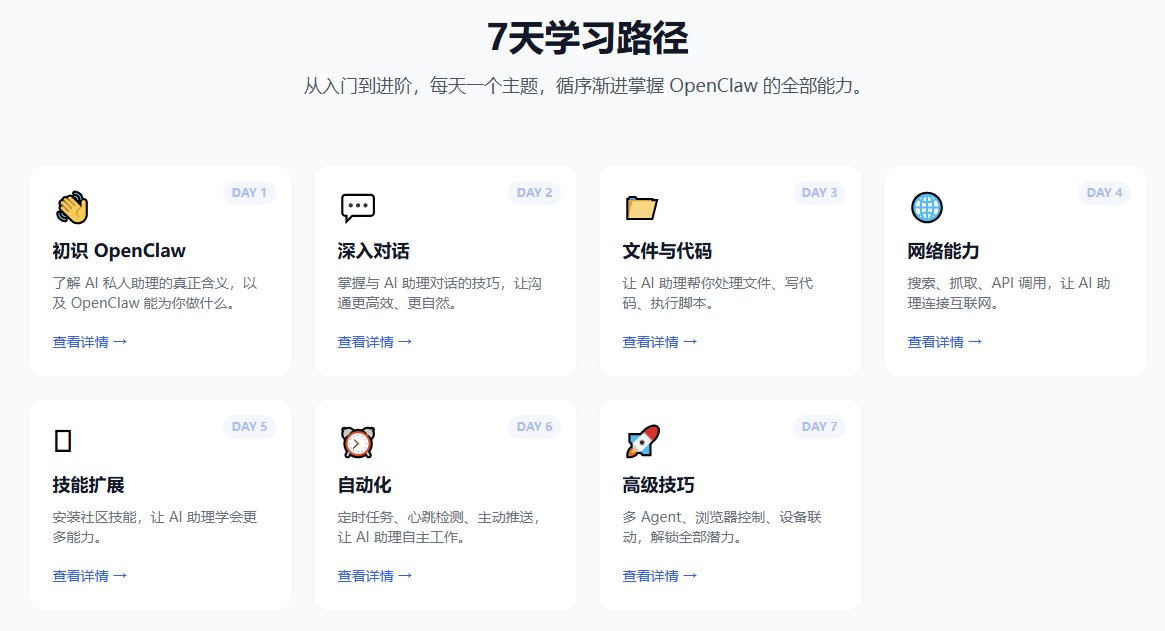 LuBtc888's tweet photo. 分享一个龙虾(OpenClaw)免费教程资源网站

**网站放评论区**

一个能让龙虾(OpenClaw)教程卖家集体失业的网站

收录了374 篇全网优质教程，从安装、使用、对话到自动化、API 调用，入门到进阶全覆盖

内置5000 个实用技能，分31 个分类，轻松把助理变强

关键：完全免费，无广告

直接收藏焊死！