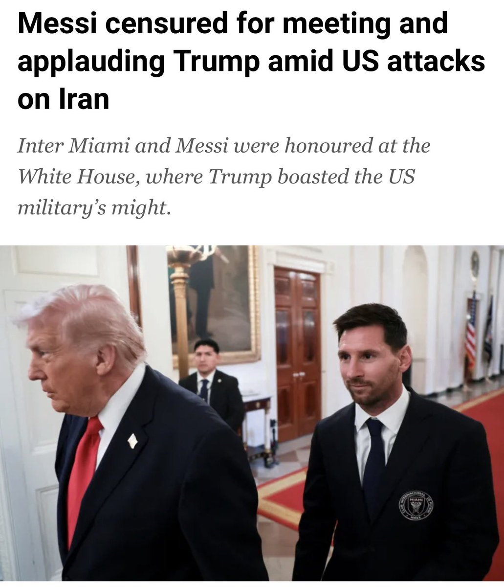 Congratulations Lionel Messi, you spent decades building your legacy and managed to destroy it in less than 60 minutes.

<a href="/TeamMessi/">Team Messi</a>