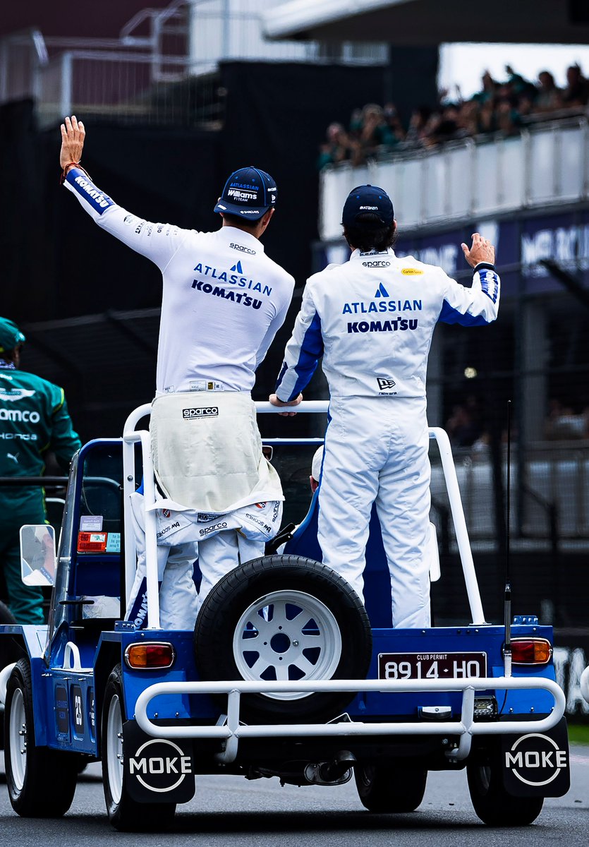 WilliamsF1's tweet photo. Our duo 💙 https://t.co/GkT8rFppVt
