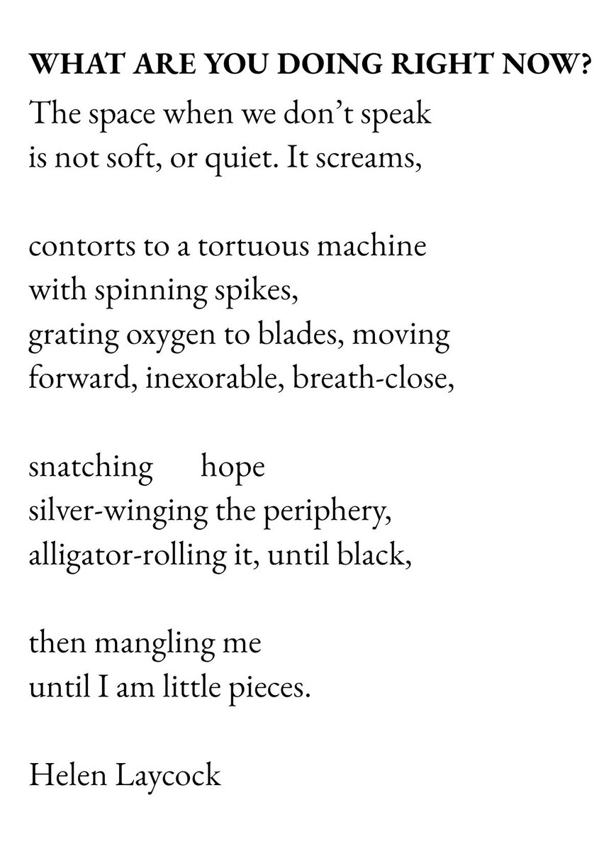 How imagination can interpret quiet is the subject of this piece for #smallpoemsunday 

Huge thanks to <a href="/TomSnarsky/">Tom Snarsky</a> 

#poetry #poetrycommunity #poetrylovers